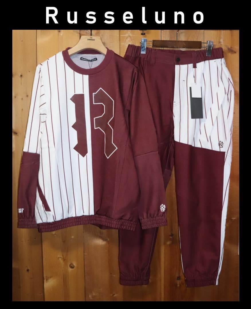 新品 ラッセルノ ゴルフ プルオーバー&ジョガーパンツ 上下セット 6/XL