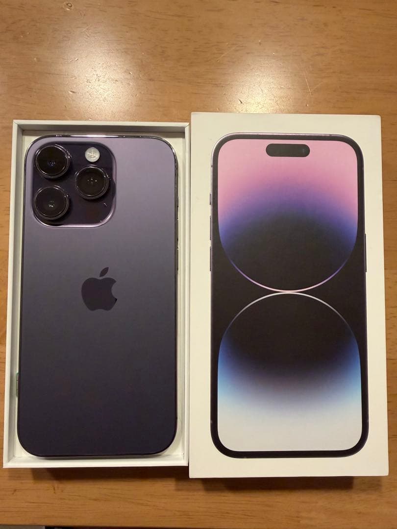 最終値下げ‼️Apple iPhone 14 Pro ディープパープル 本体 iPhone 14 Pro 256GB - ディープパープル（SIMフリー）[整備済製品