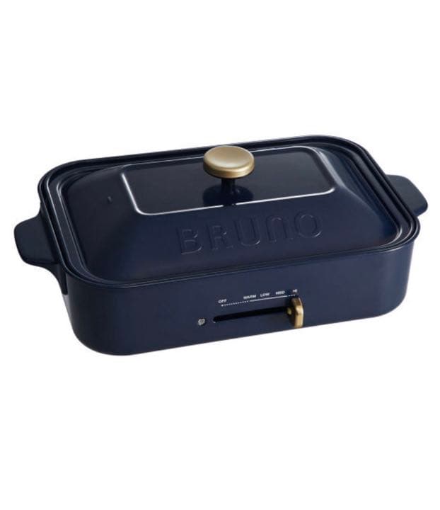キッチン家電 BRUNO BOE021-NV BRUNO(ブルーノ)コンパクトホットプレート ネイビー[BOE021-NV