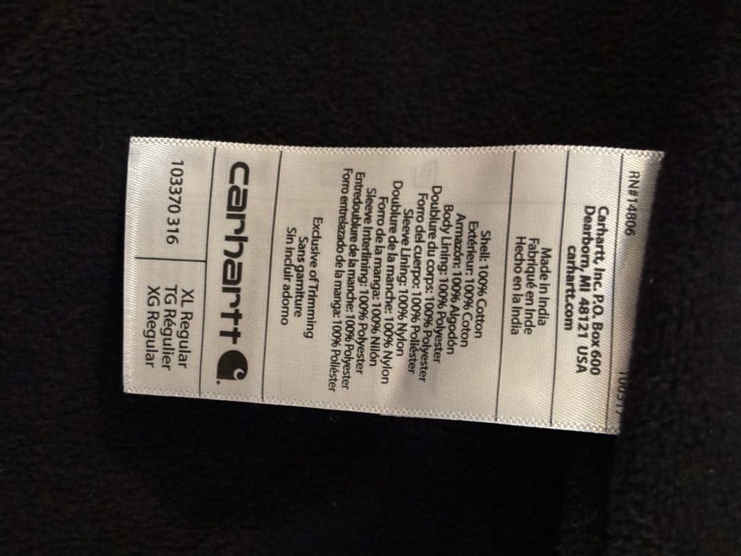 Carhartt ダックジャケット《美品》モスグリーン　デトロイト