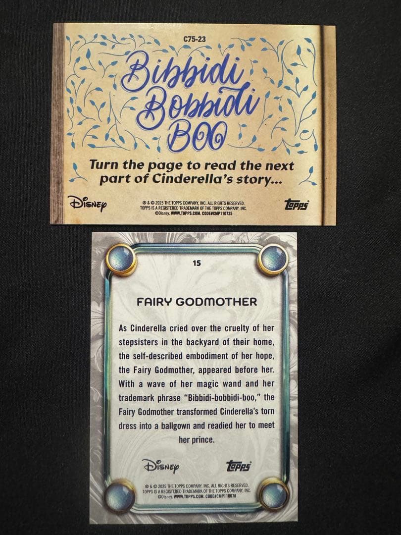 topps シンデレラ　ディズニー　ワンダー　2025
