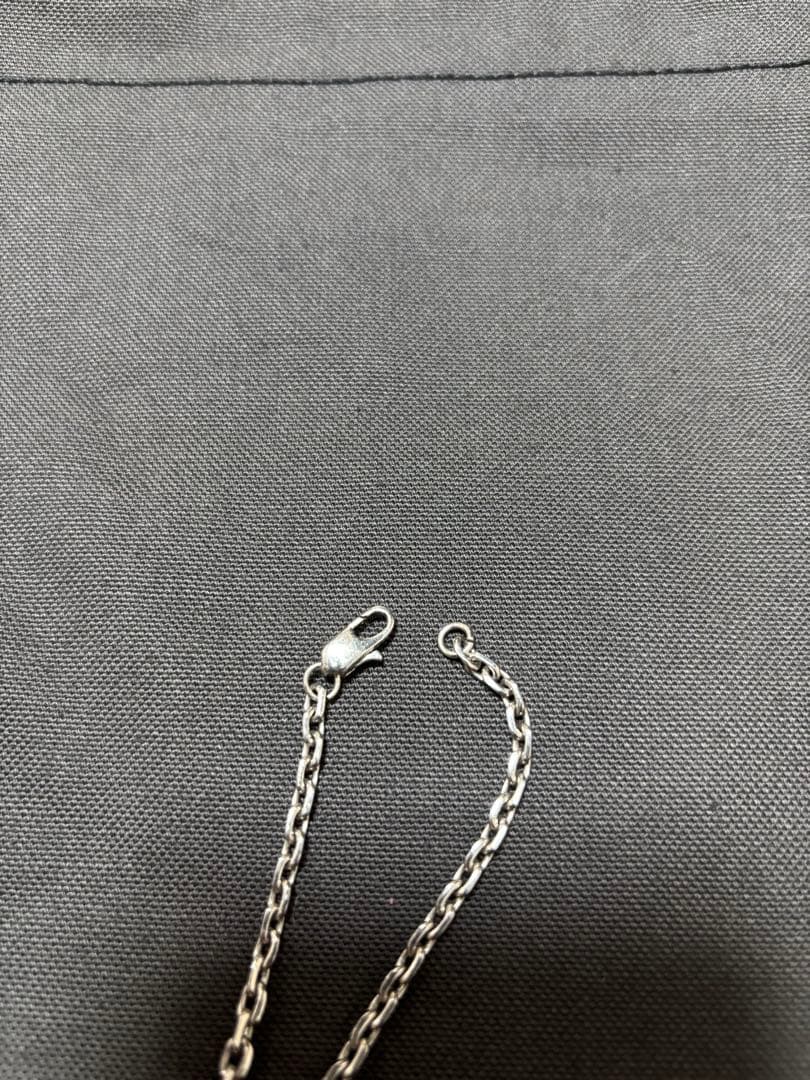 SAADシルバー チェーンネックレス クロスモチーフ SAADステンレス