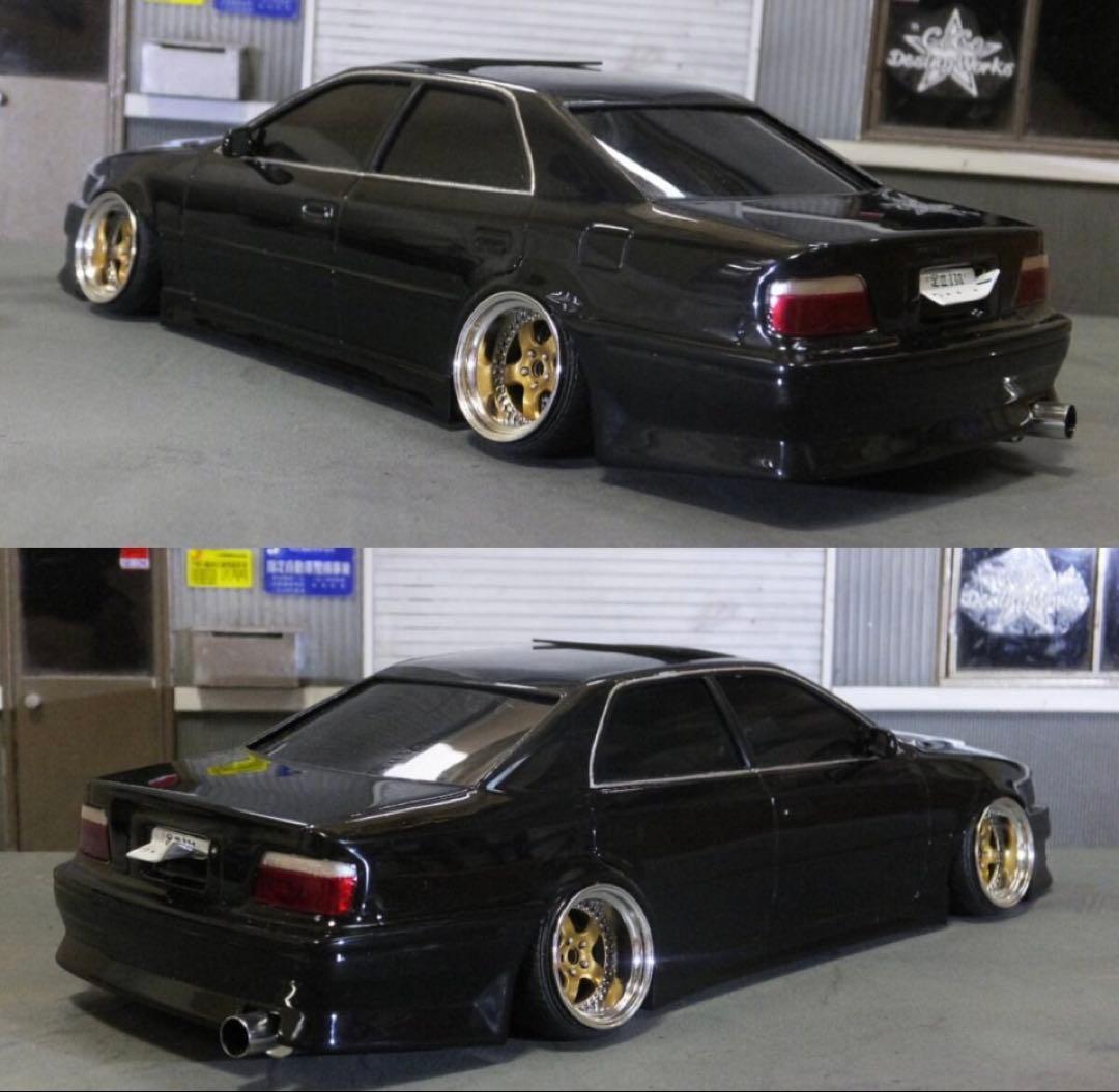 1/24 JZX100 チェイサー ツアラーV 完成品　足立仕様　ドリフト