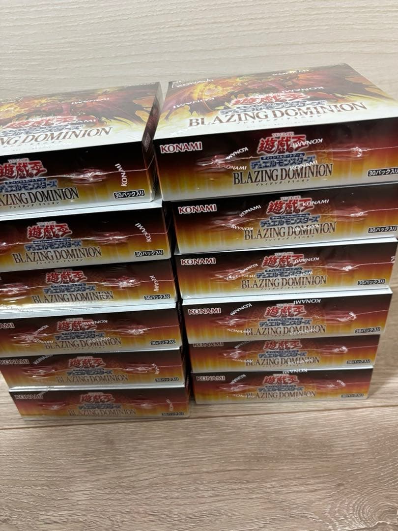 遊戯王　BLAZING DOMINION 10BOX シュリ付き