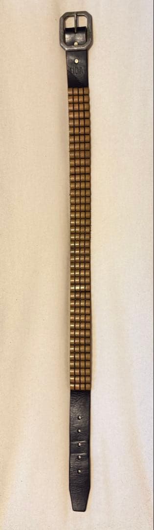 レアモデル⭐️重厚感⭐️DOA⭐️ブラススタッズ4連⭐️ブラック(茶芯)⭐️34インチ