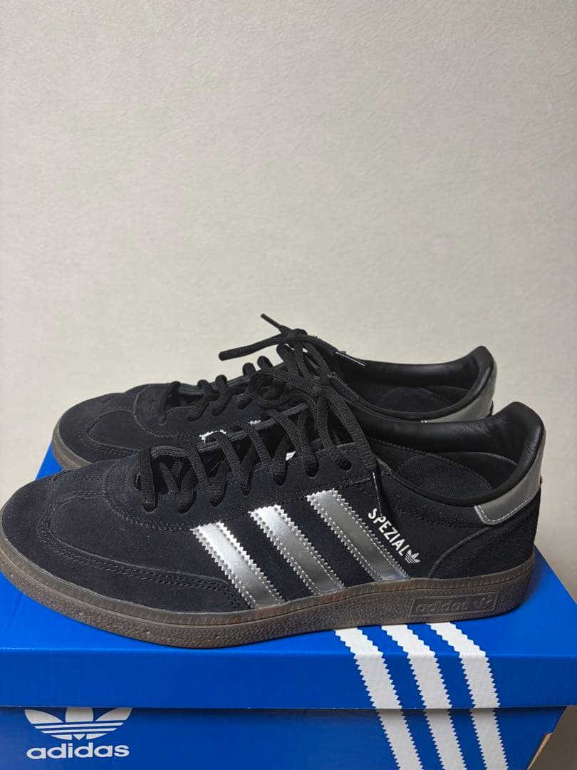 adidas spezial ブラック シルバー 27.5cm スニーカー