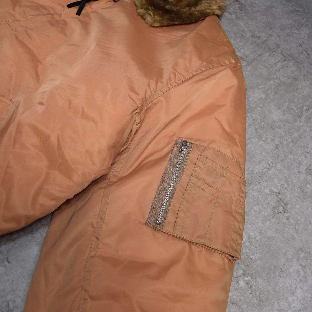 90s ALPHA MA-2 ファーカラー フライトジャケット ピンク y2k - メルカリ