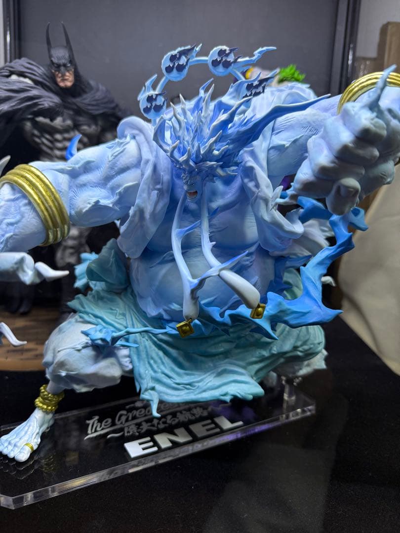 ワンピース　1番くじ　ラストワン賞　エネル　フィギュア　特別台座付き