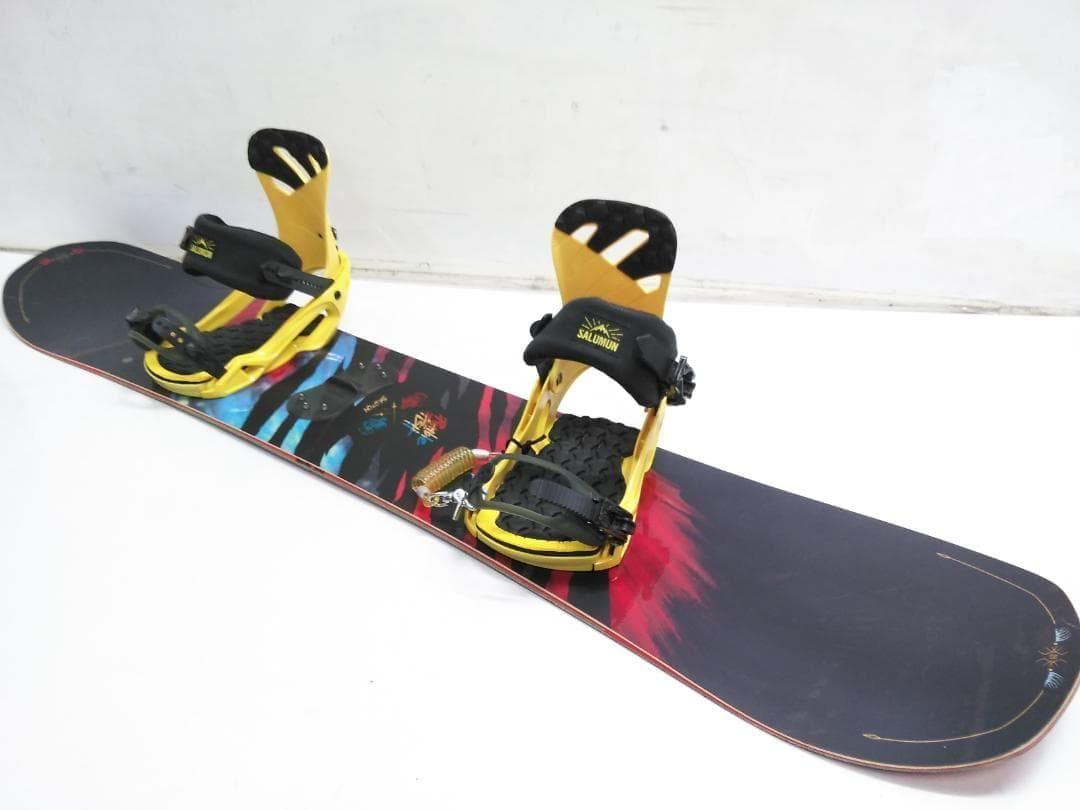 美品 サロモン ランブルフィッシュ140 リズム Mサイズ スノーボード