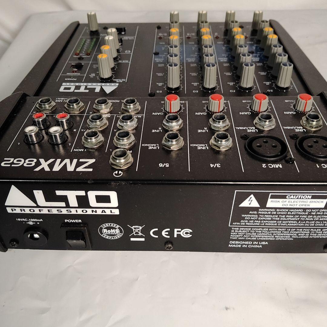 音響ミキサー ALTO ZMX862 6ch ACアダプター付き - メルカリ