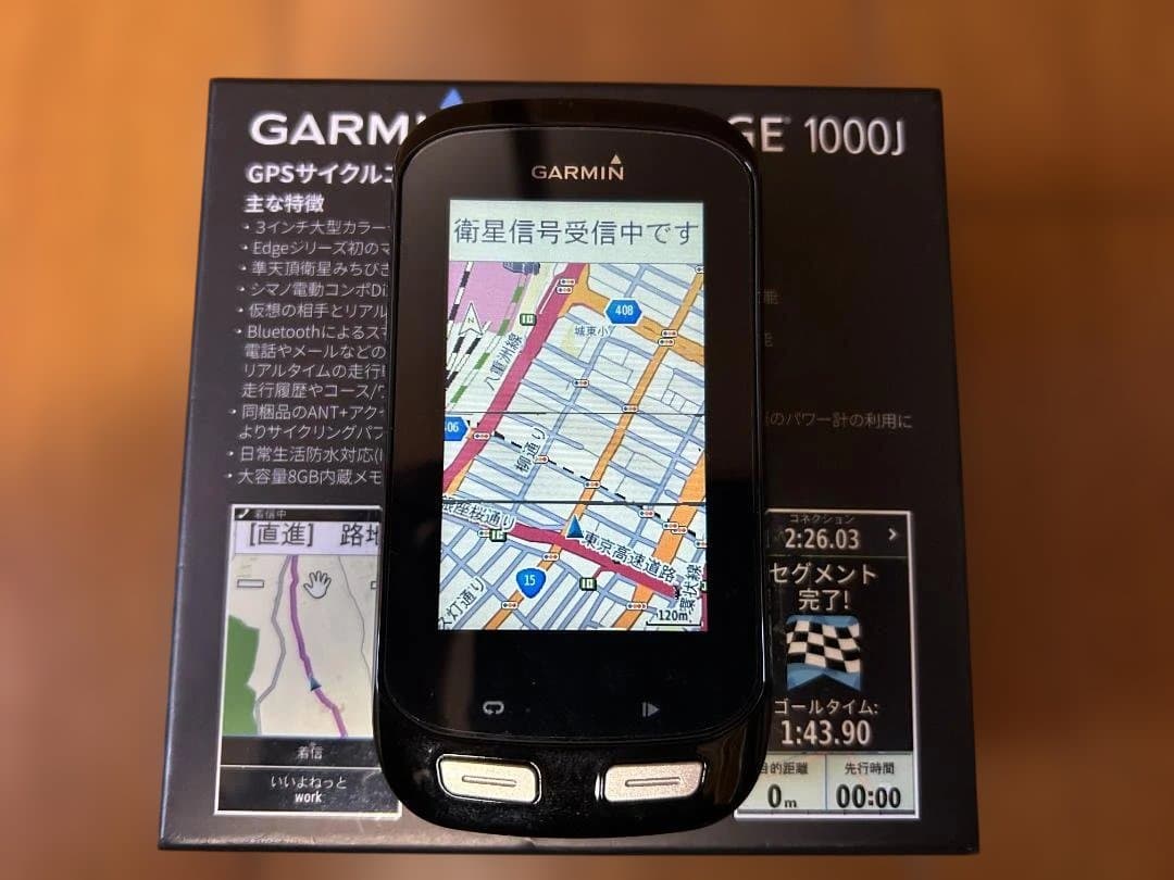 ☆ガーミン GARMIN EDGE 1000J サイコン センサー×3 難あり☆ - メルカリ