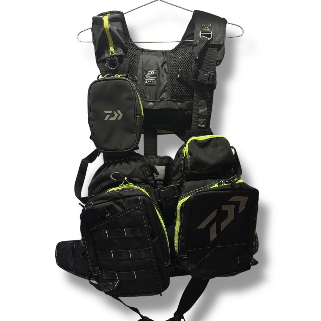 DAIWA DF-6109 ベンチクールゲームベストⅣ ブラック×ライム - メルカリ