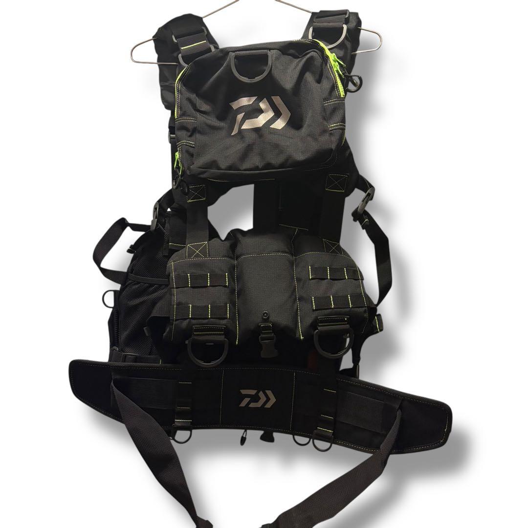 DAIWA DF-6109 ベンチクールゲームベストⅣ ブラック×ライム - メルカリ