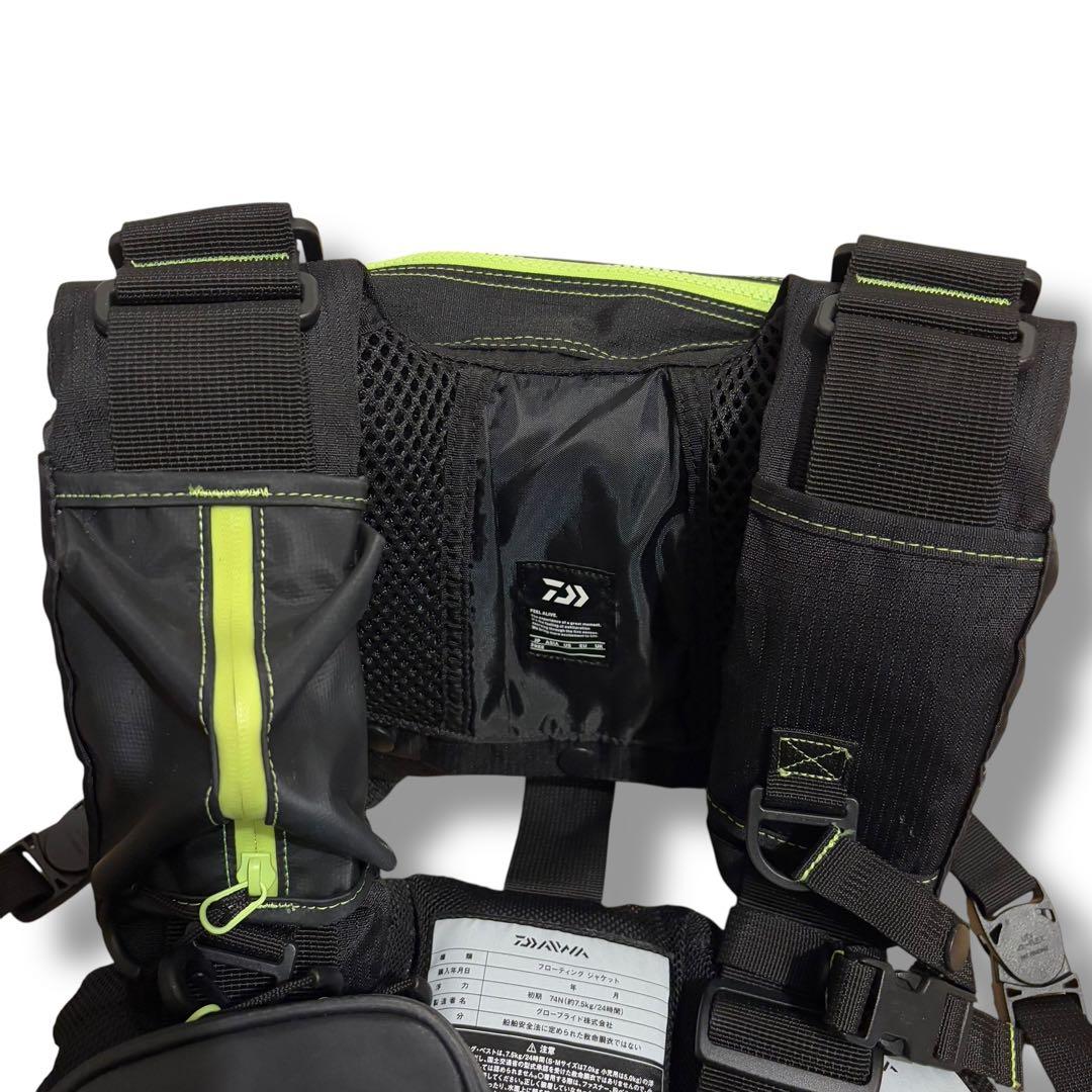 DAIWA DF-6109 ベンチクールゲームベストⅣ ブラック×ライム - メルカリ