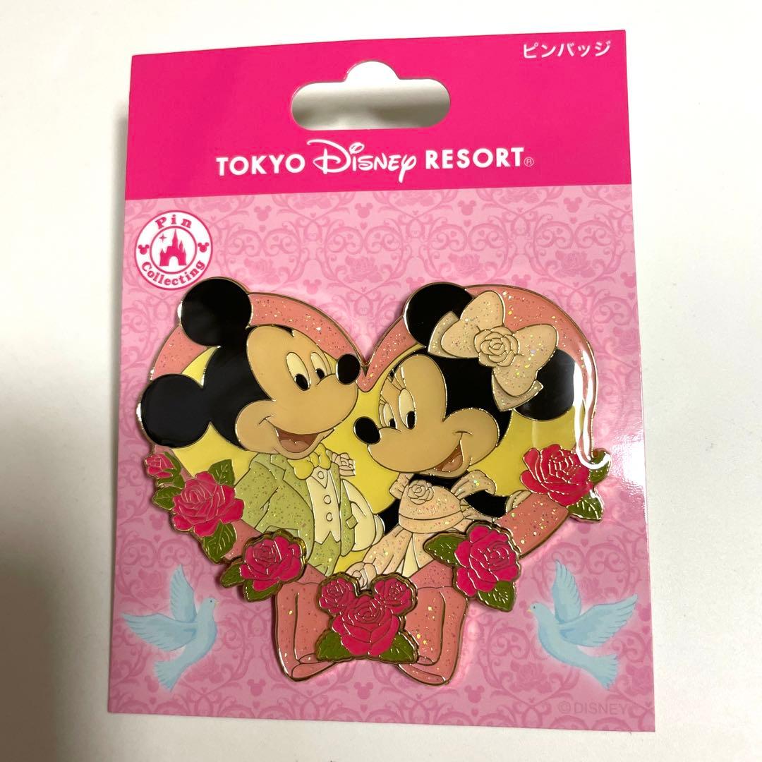 ディズニーリゾート ウェディング 結婚 ピンバッジ ミッキー ミニー