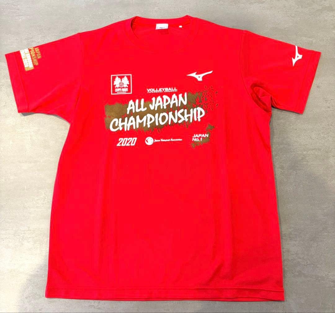 全日本選手権 2020 天皇皇后杯 バレーボール Tシャツ サイズL - メルカリ