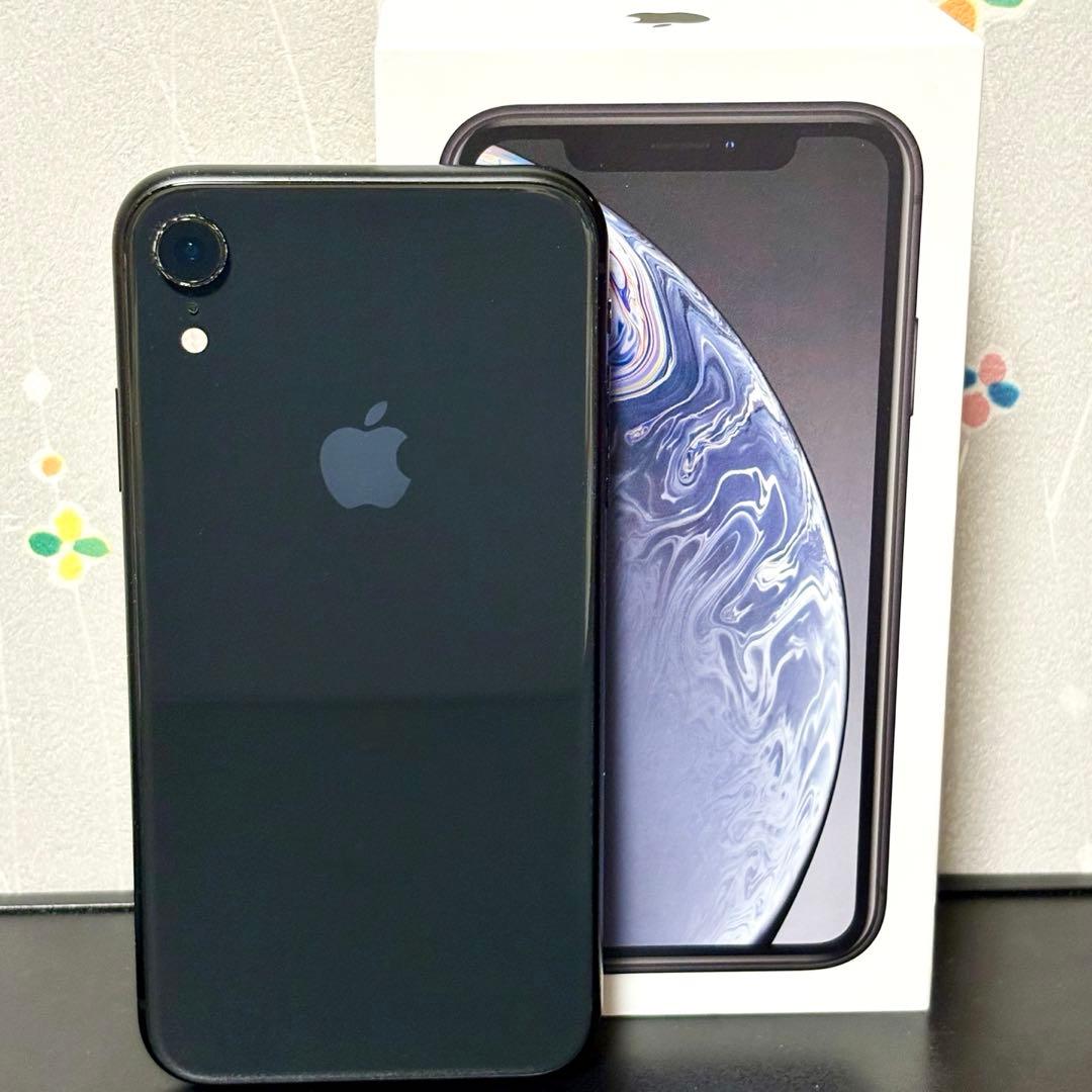 SIMロックなし】iPhone XR 64GB ブラック 本体 中古