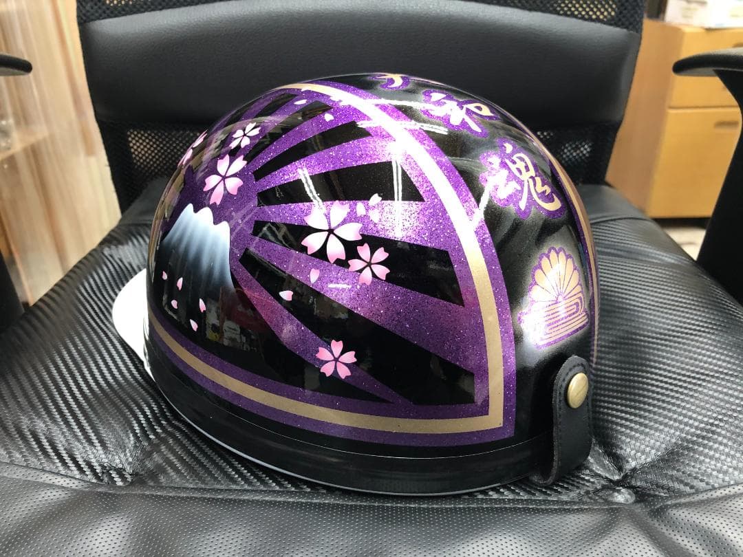 コルク半 カスタム 富士日章 黒紫 ラメ 桜 高級クリヤ 送料無料 - メルカリ