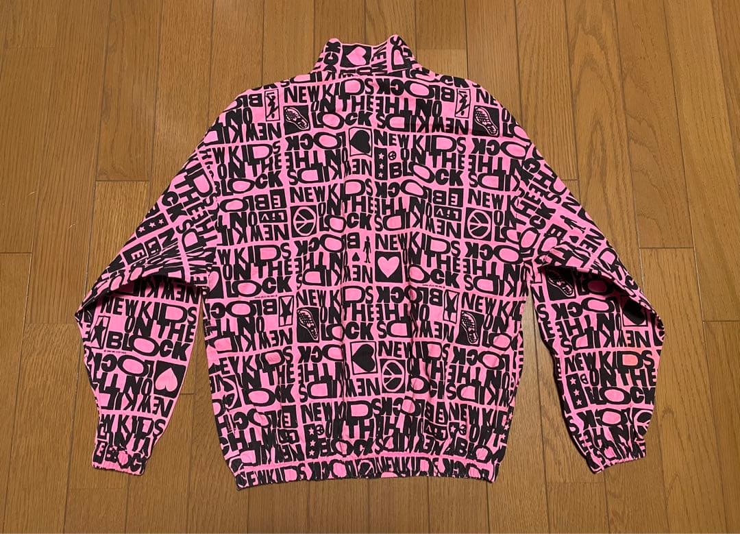 90s　ビンテージ　USA製　バンド　ロック　ミュージシャン　NKOTB　総柄