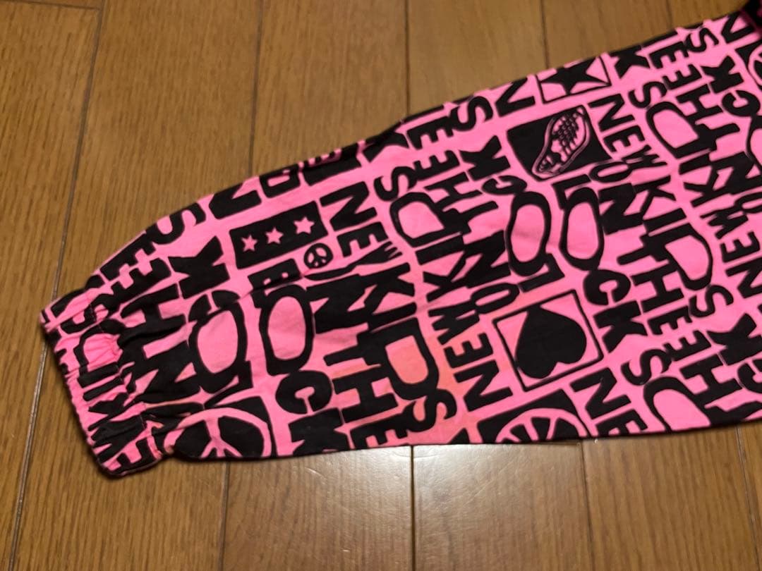 90s　ビンテージ　USA製　バンド　ロック　ミュージシャン　NKOTB　総柄