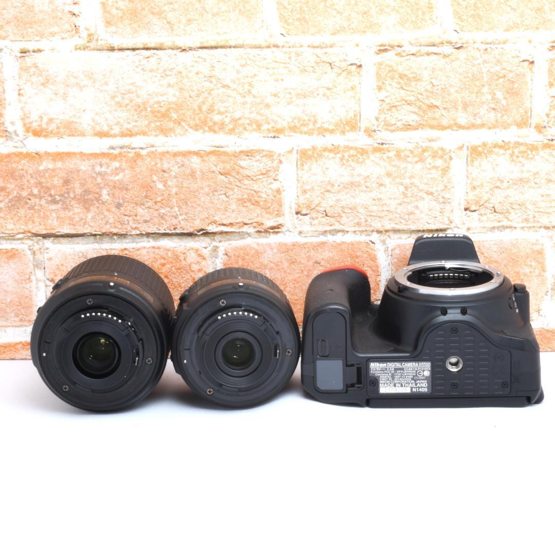 美品✨Nikon D5500✨Wi-Fi機能つき✨遠くも撮れる望遠レンズ - メルカリ