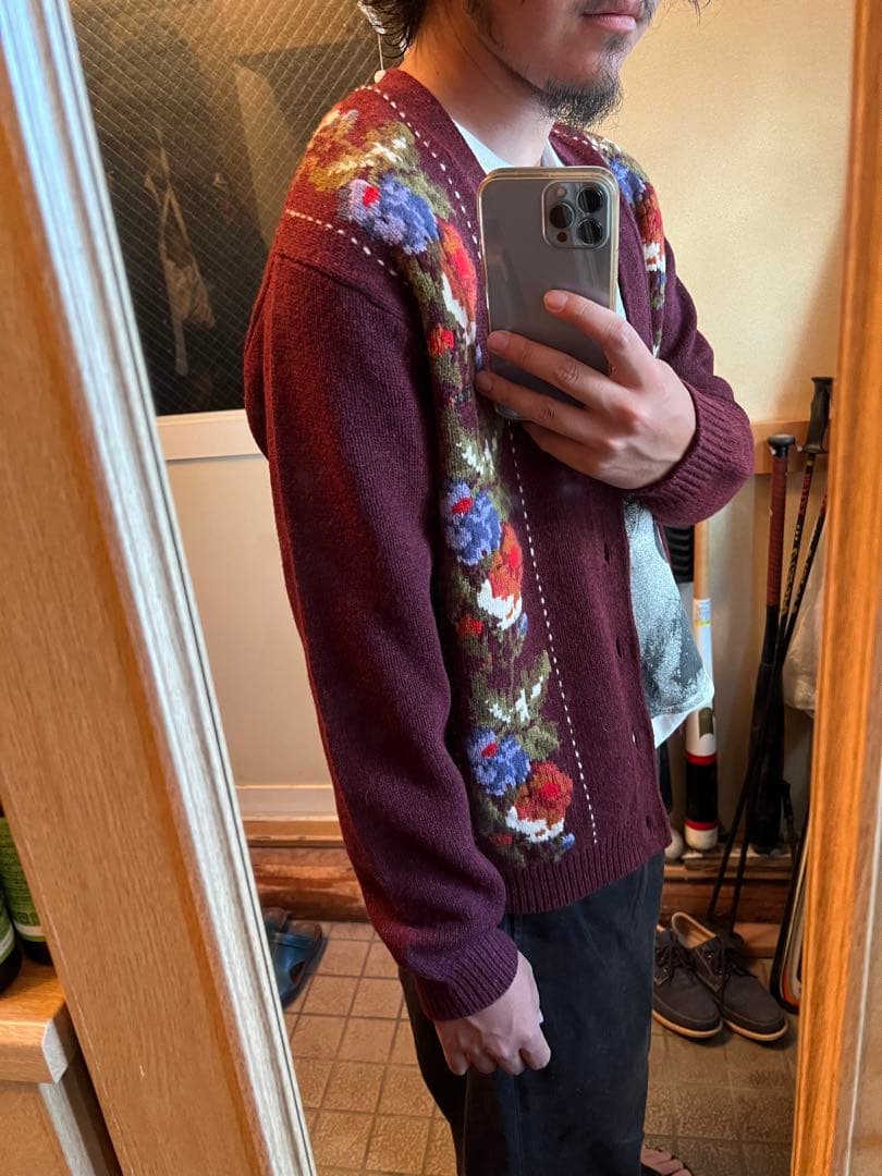 Supreme Floral Stripe Cardigan - メルカリ