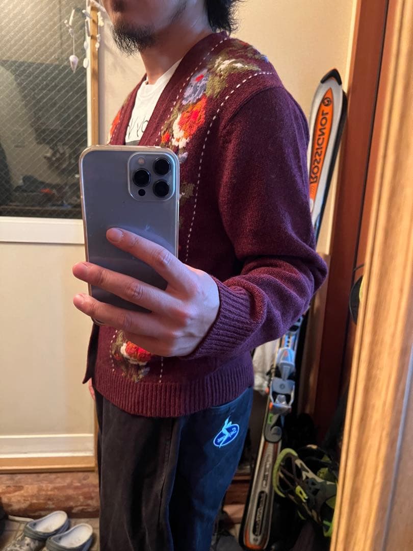 Supreme Floral Stripe Cardigan - メルカリ