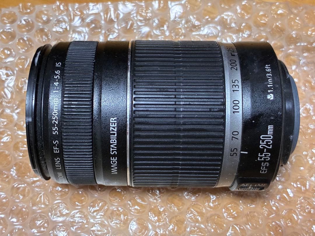 ジャンク品】キャノン ダブルズームレンズ EFS 18-55㎜ 55-250