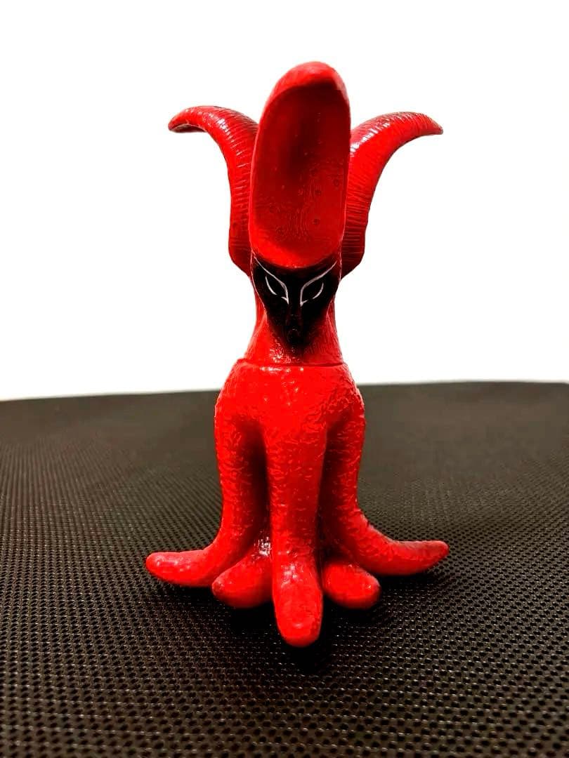 バイラス 日東 マルサン ソフビ フィギュア1968年 赤形成