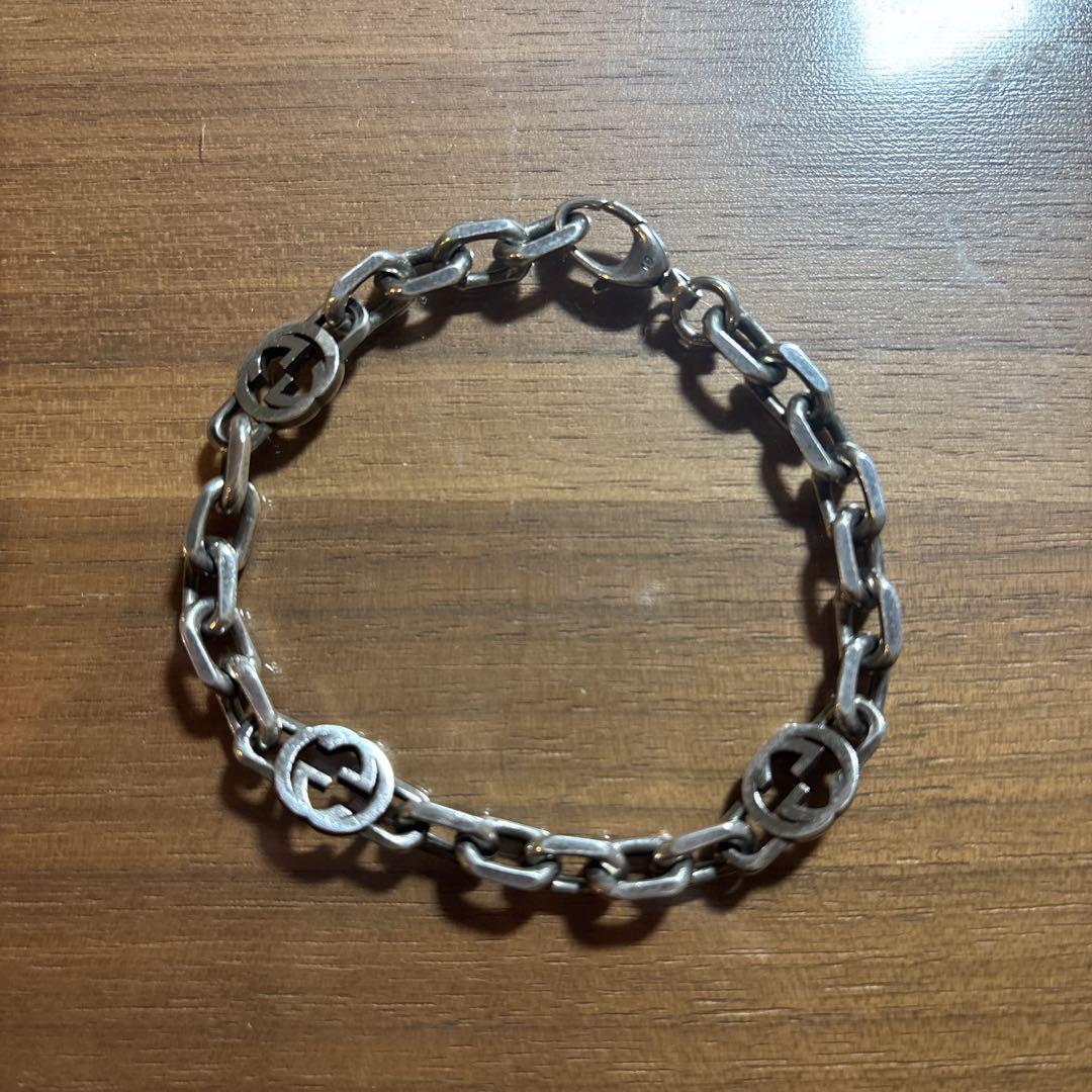 正規品 GUCCI インターロッキング ブレスレット 19号 - メルカリ