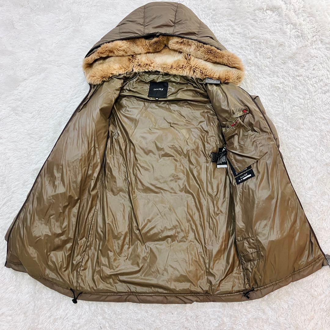 極美品 デュベティカ アローズ別注 ダウン コート ラビットファー