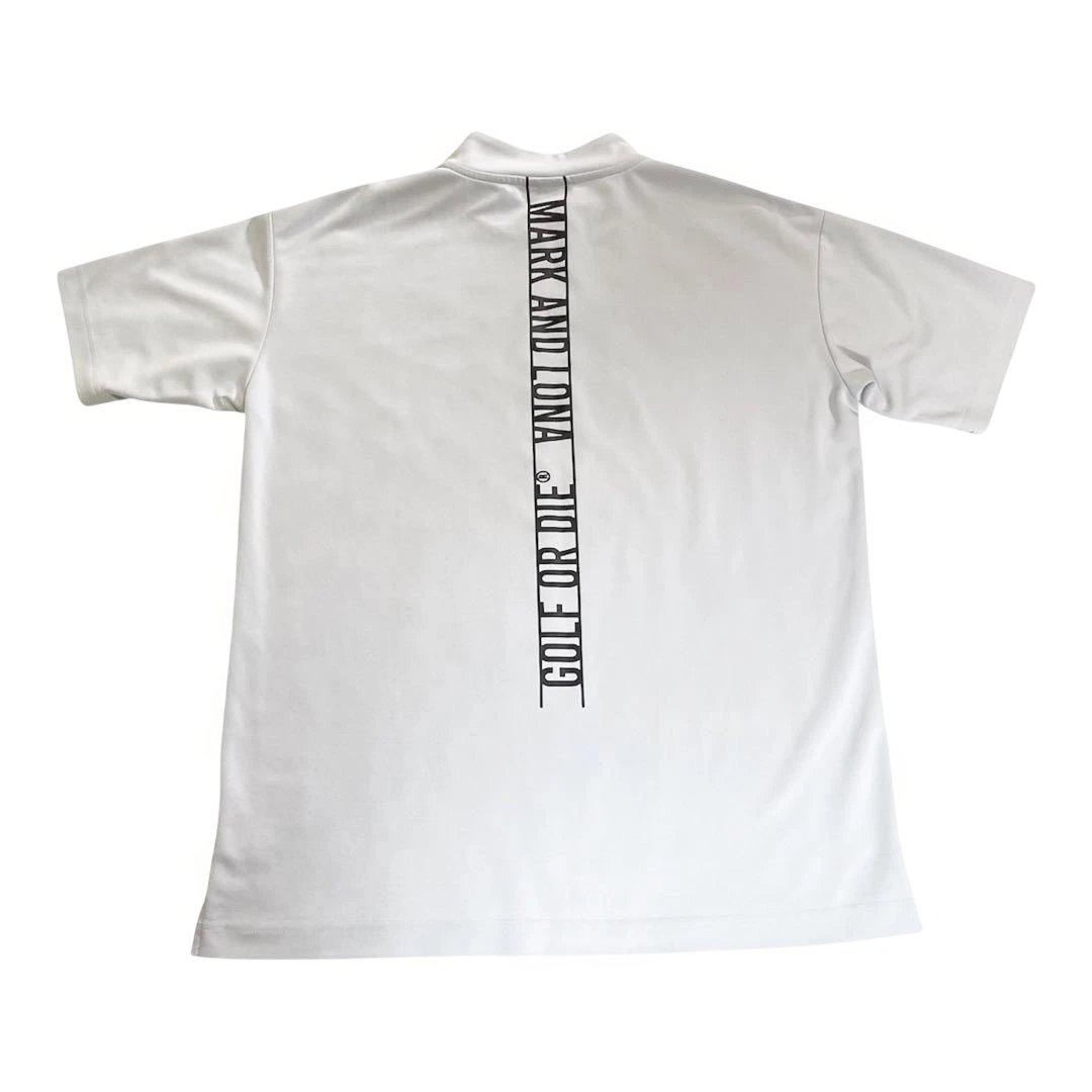 MARK&LONA モックネック 半袖 Tシャツ スカル ゴルフ L 伸縮性 - メルカリ