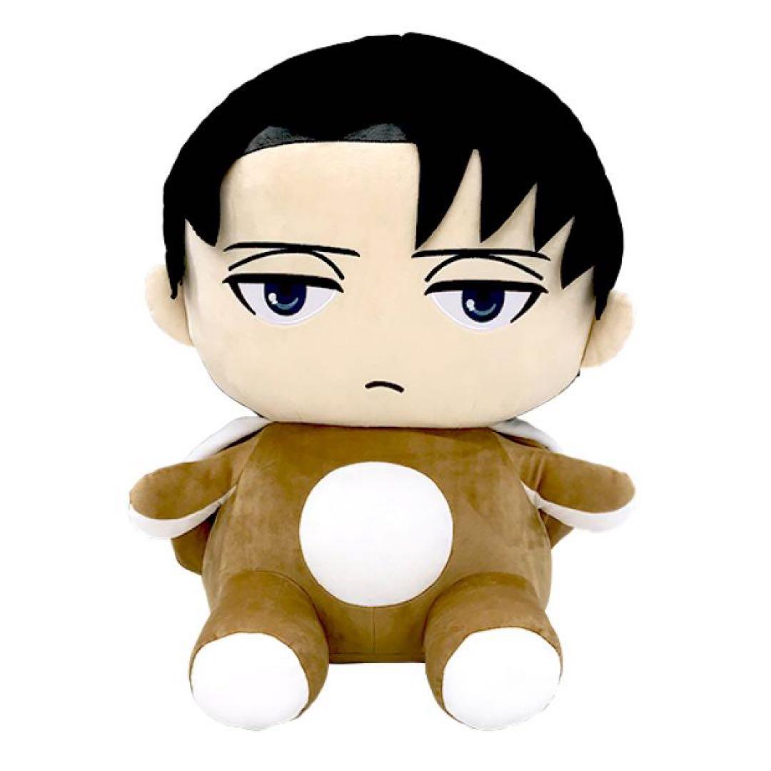 【美品】あにまるっこ リヴァイ ぬいぐるみL 進撃の巨人