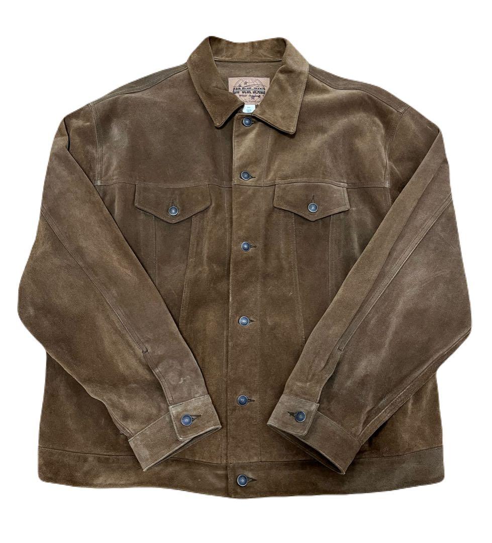 美品 OLD GAP 00s Y2K 3rd スウェード トラッカージャケット - メルカリ