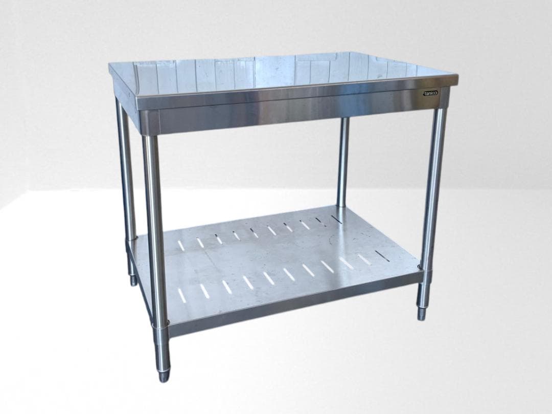 タニコー 業務用ステンレス作業台 調理台 高さ800㎜×幅900㎜×奥行600