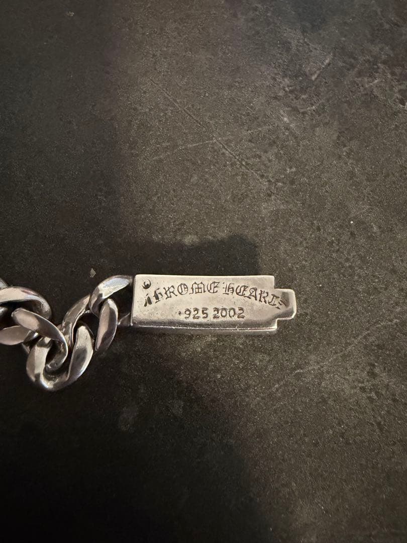 CHROME HEARTS ベイビーIDダガー ブレス ダイヤ、メッキ加工 - メルカリ