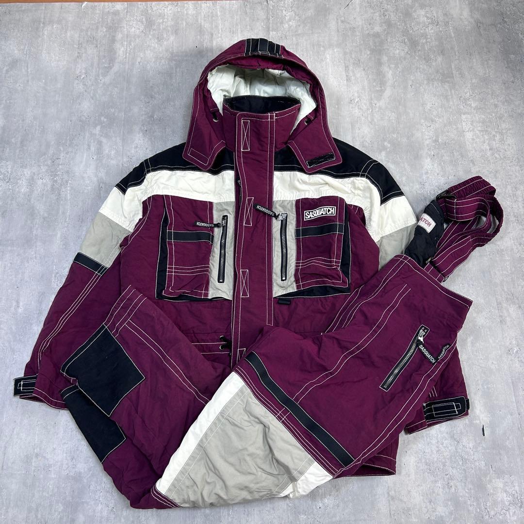 Z241 良品 SASQUATCH スキーウェア スノーウェア上下 XL メンズ Z241 良品 SASQUATCH スキーウェア スノーウェア上下 XL メン