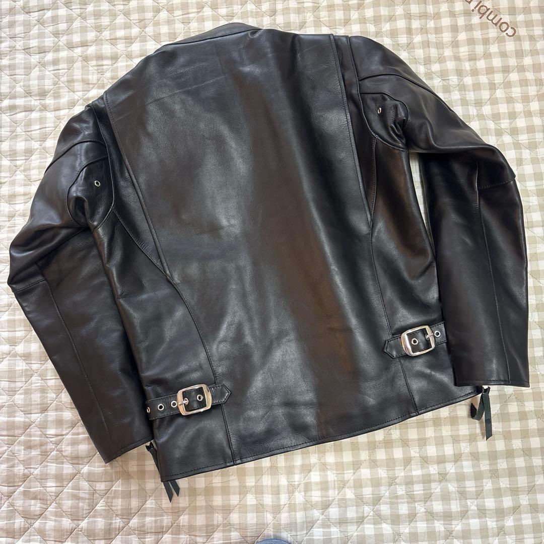 freedom ライダースジャケット シングル 38 カウレザー - メルカリ