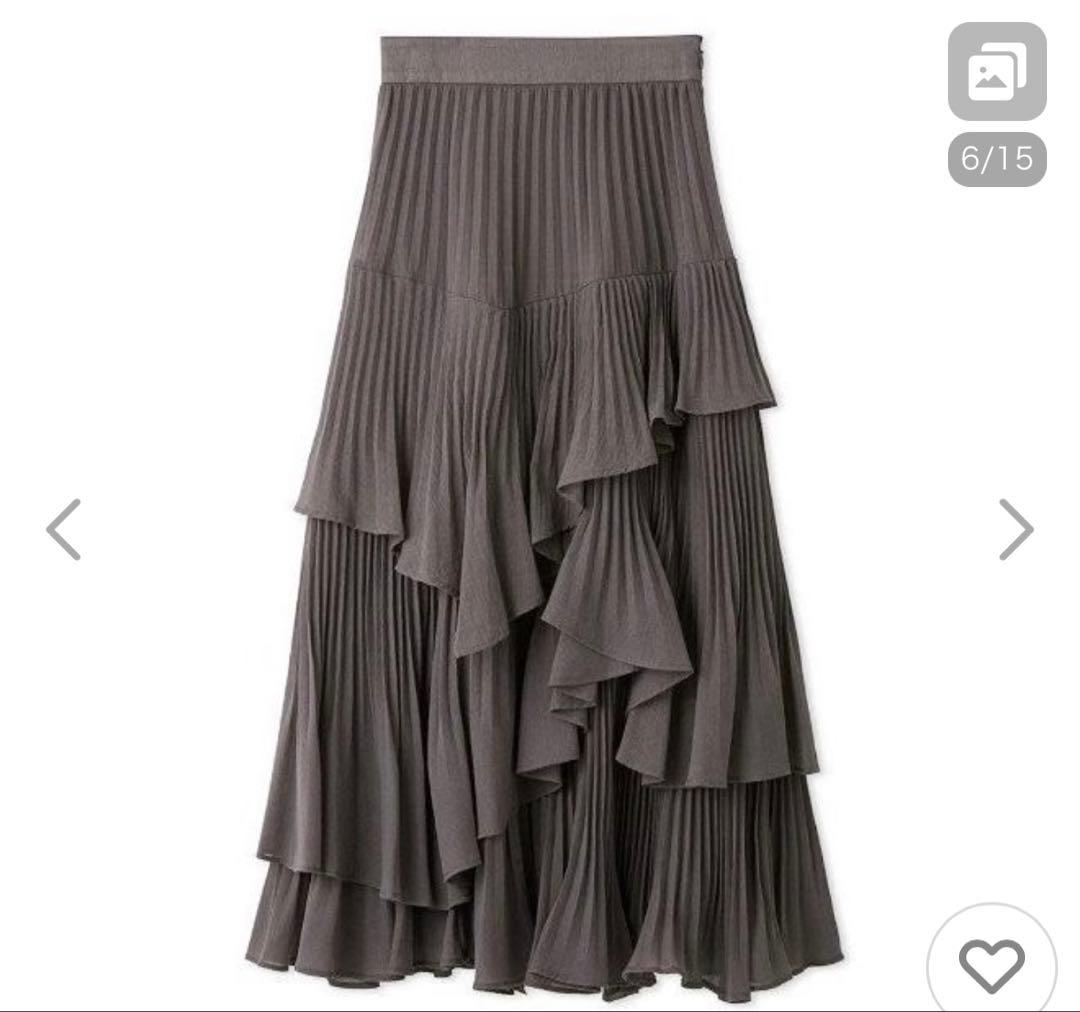 SNIDEL プリーツティアードスカート S プリーツティアードスカート(ロングスカート)｜スカート｜SNIDEL