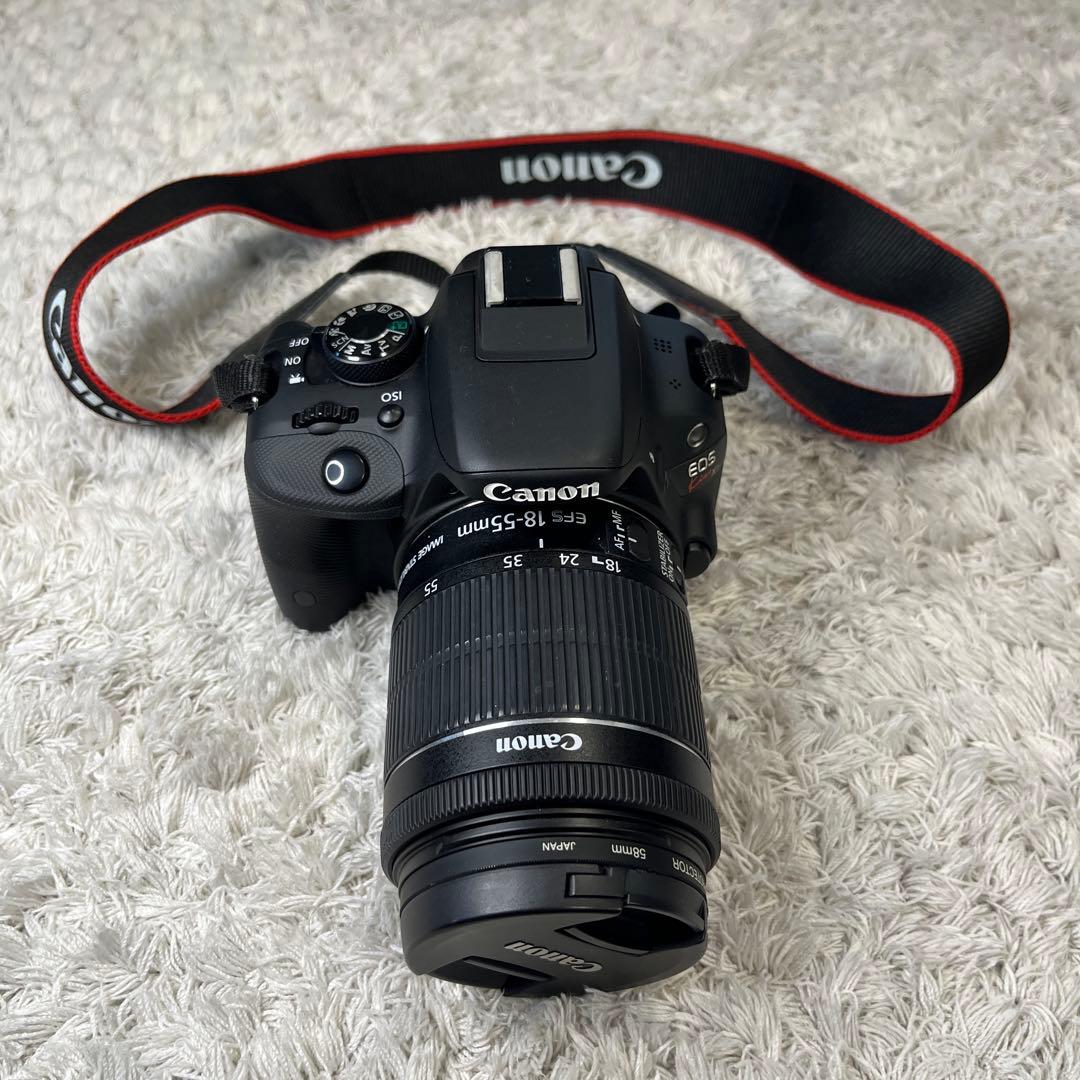 Canon EOS Kiss X7 一眼レフカメラセット EOS Kiss 一眼レフカメラ 中古 キヤノン Canon kiss X7 標準＆望遠