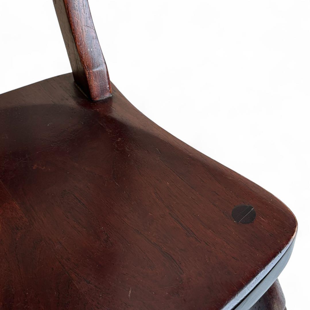 九州民芸家具 B型ワイコムチェア アームレス ミズメザクラ無垢材 松本