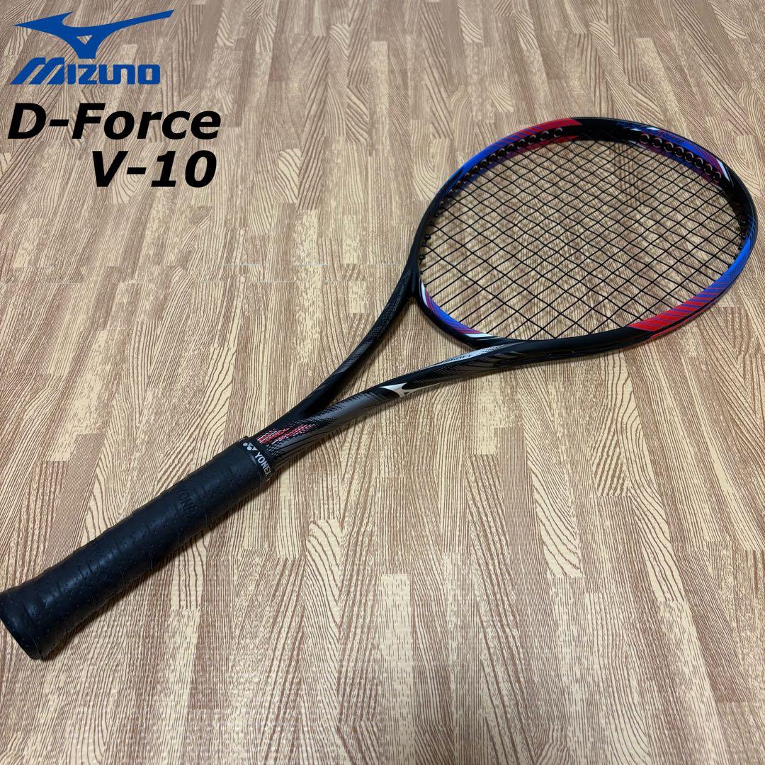 MIZUNO ミズノ d-force V-10 ソフトテニスラケット 軟式 0U テニスショップラリー / MIZUNO(ミズノ) ソフトテニスラケット(前衛用