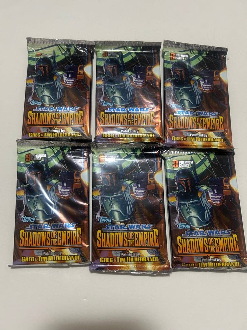 1996 Topps スターウォーズ シャドウズオブザエンパイア　6パック　② 1996 Topps Star Wars Shadows of the Empire Trading Cards (1) Pack