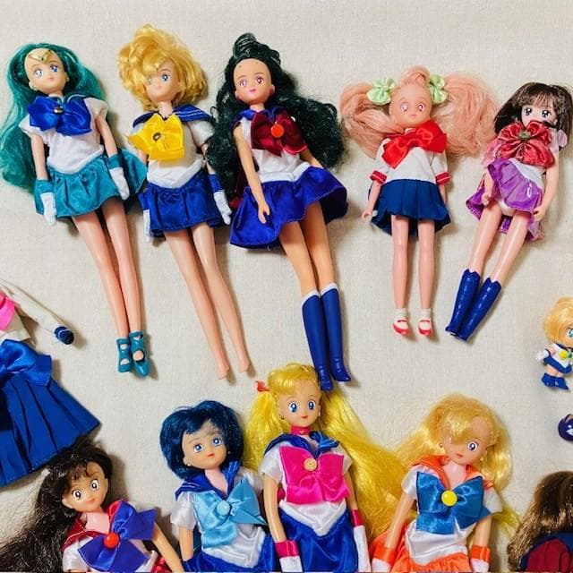 当時もの セーラームーン 着せ替え人形 イロイロ アソート vintage