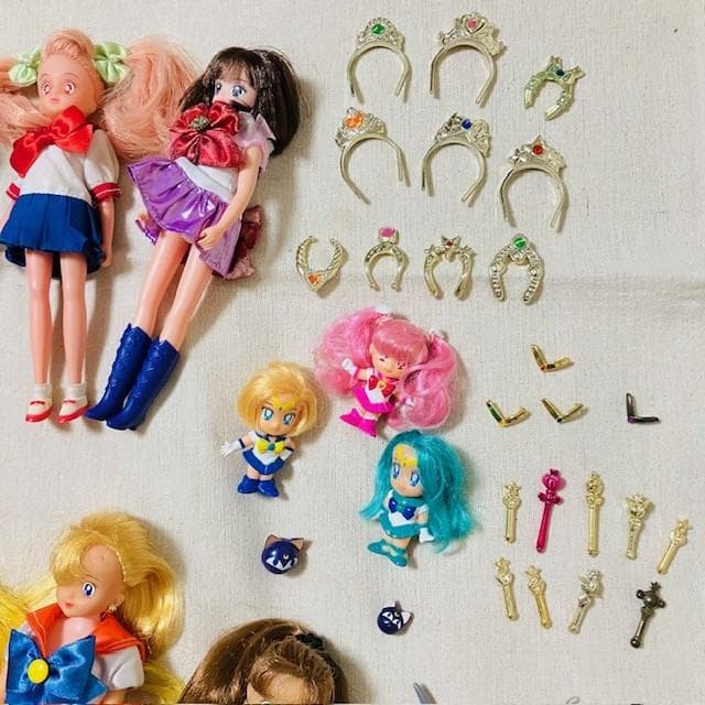 当時もの セーラームーン 着せ替え人形 イロイロ アソート vintage