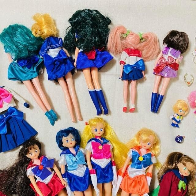 当時もの セーラームーン 着せ替え人形 イロイロ アソート vintage
