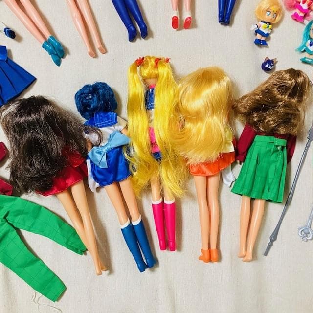 当時もの セーラームーン 着せ替え人形 イロイロ アソート vintage