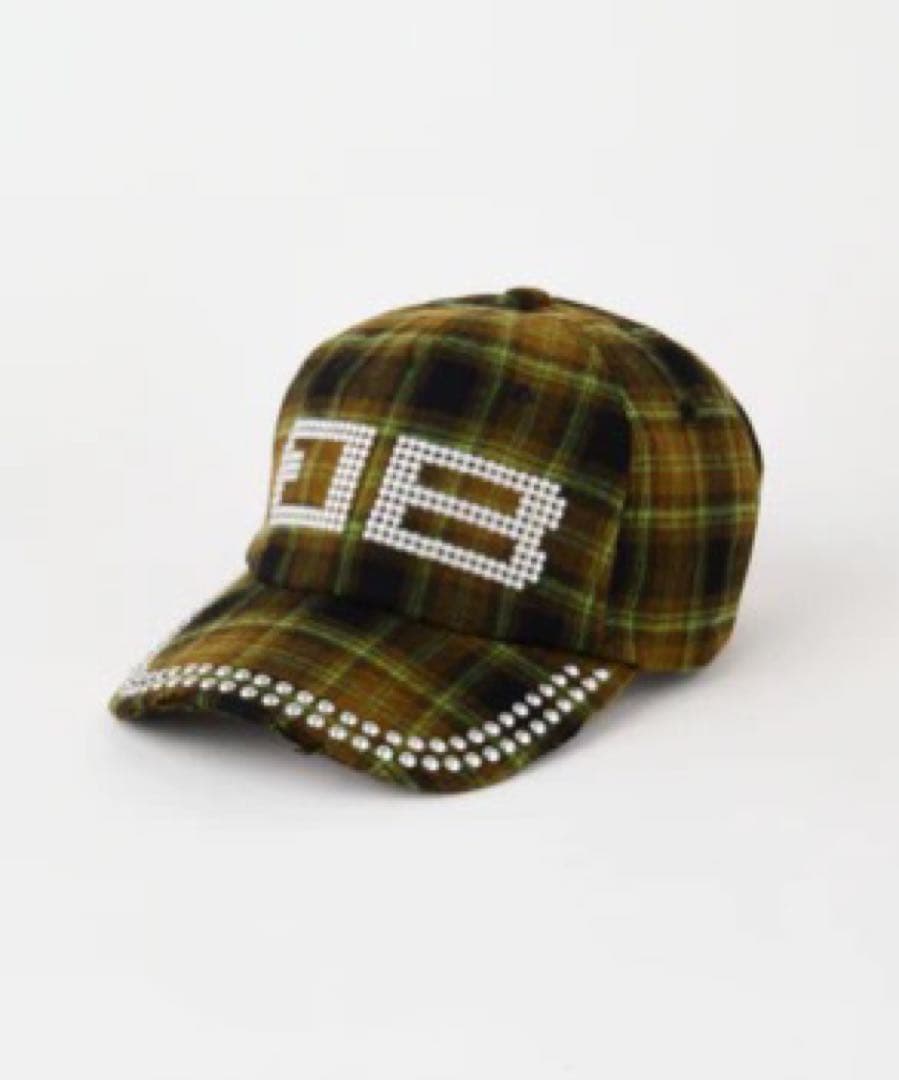 帽子 beeden BD STUDS DAMAGE CAP CHECK.G BD STUDS DAMAGE CAP – BEEDEN