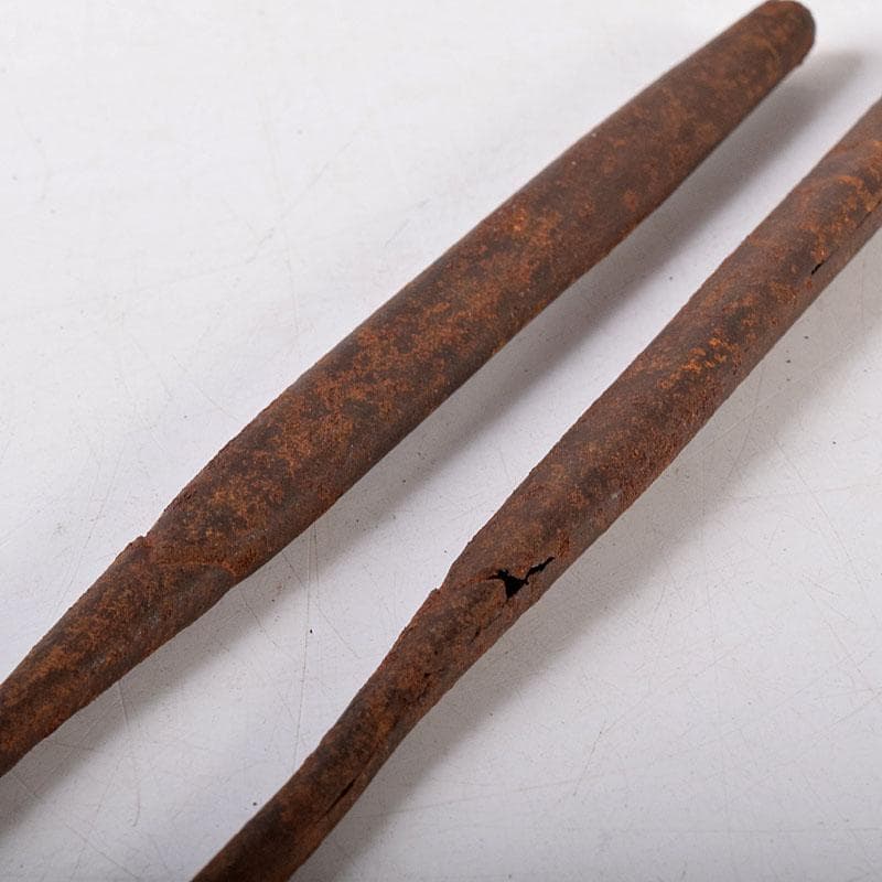 茶道具 鋳物師 金岡宗幸作 古鉄 火箸 共箱 C R7754 - メルカリ