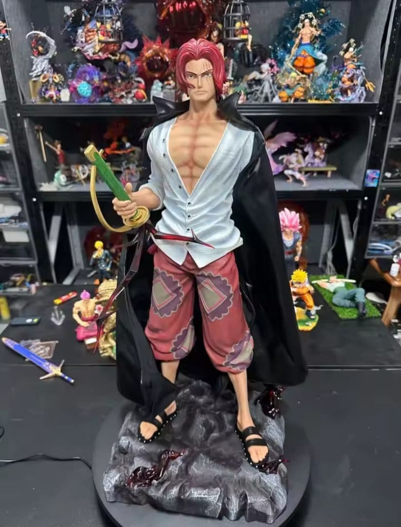 ワンピース シャンクス フィギュア ガレージキット 約70cm - メルカリ